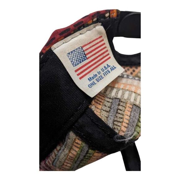 Vintage Budweiser Snapback Hat Baseball Cap Southwest Aztec Print Western - Picture 4 of 4